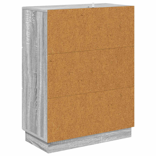 Laatikkokaappi Harmaa sonoma 66 x 34,5 x 87 cm Tekninen puu