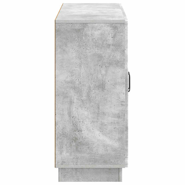 Sivupöytä Betoninharmaa 89 x 34,5 x 77 cm Tekninen puu