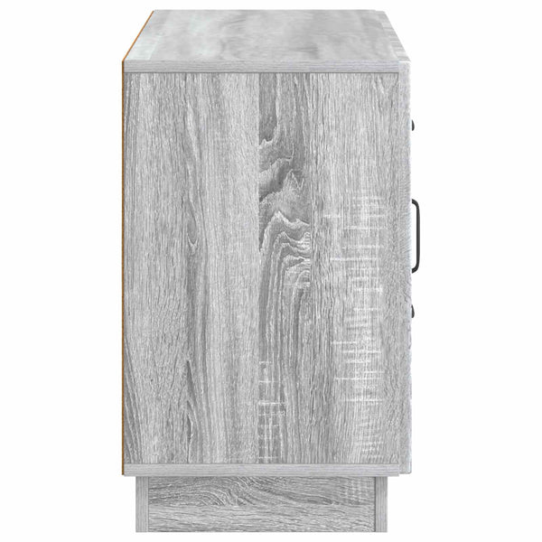 Sivupöytä Harmaa sonoma 89 x 34,5 x 57 cm Tekninen puu