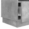TV-kaappi Betoninharmaa 102 x 34,5 x 47 cm Tekninen puu