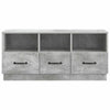 TV-kaappi Betoninharmaa 102 x 34,5 x 47 cm Tekninen puu