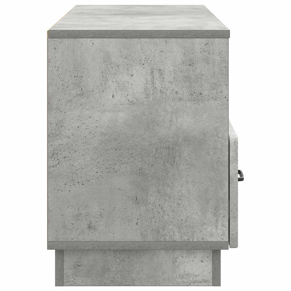 TV-kaappi Betoninharmaa 102 x 34,5 x 47 cm Tekninen puu