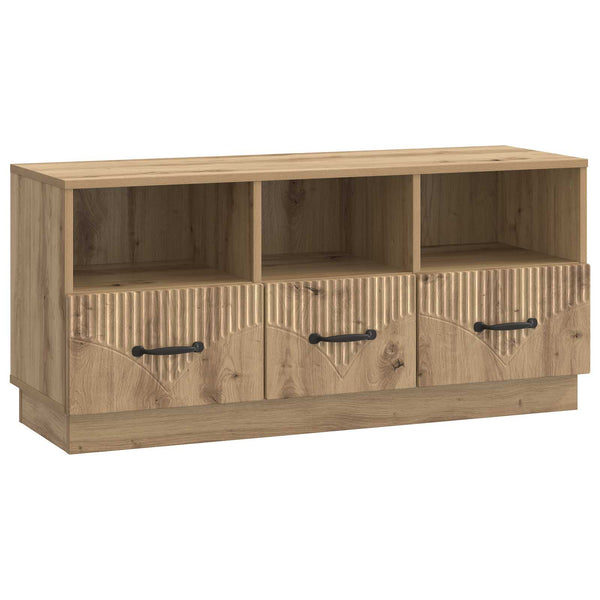 TV-kaappi 102 x 34,5 x 47 cm Artisaanitammi Tekninen puu