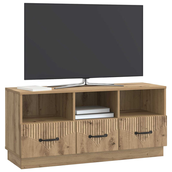 TV-kaappi 102 x 34,5 x 47 cm Artisaanitammi Tekninen puu