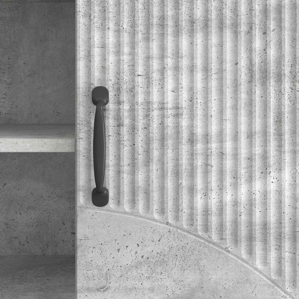 TV-kaappi Betoninharmaa 150 x 31 x 47 cm Tekninen puu
