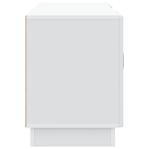 TV-kaappi valkoinen 102 x 34,5 x 47 cm Tekninen puu