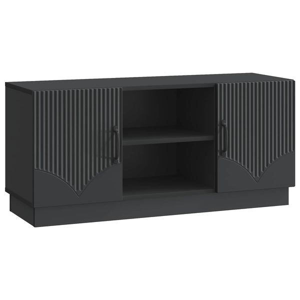 TV-kaappi 102 x 34,5 x 47 cm Musta Tekninen puu
