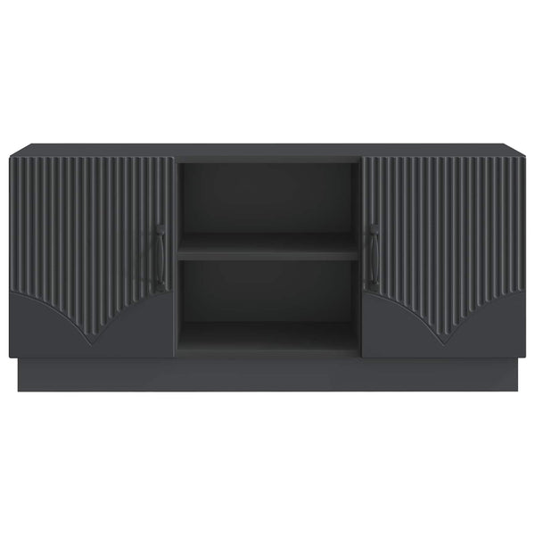 TV-kaappi 102 x 34,5 x 47 cm Musta Tekninen puu