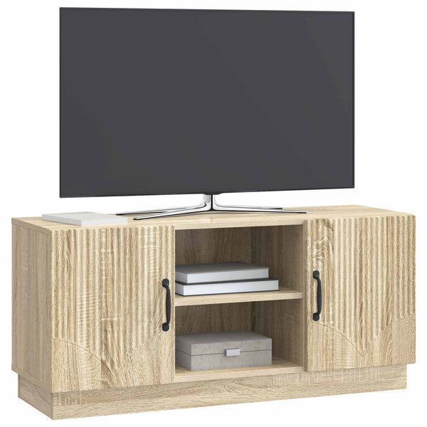 TV-kaappi 102 x 34,5 x 47 cm Sonoma-tammi Tekninen puu