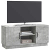 TV-kaappi 102 x 34,5 x 47 cm Betoninharmaa Tekninen puu