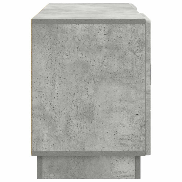 TV-kaappi 102 x 34,5 x 47 cm Betoninharmaa Tekninen puu