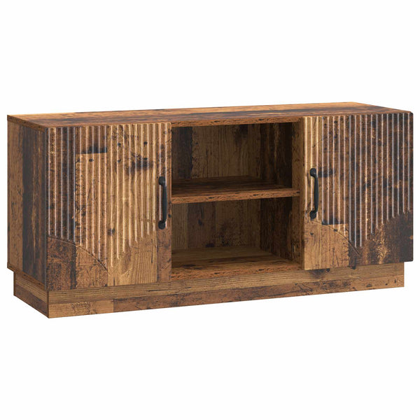 TV-kaappi 102 x 34,5 x 47 cm Vanha puu Tekninen puu