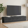 TV-kaappi laatikon kanssa Musta 147 x 34,5 x 27 cm Tekninen puu