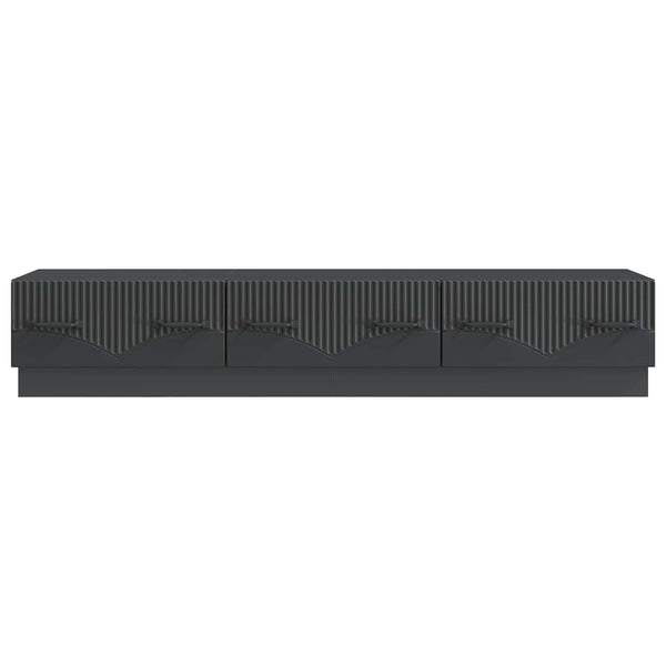 TV-kaappi laatikon kanssa Musta 147 x 34,5 x 27 cm Tekninen puu