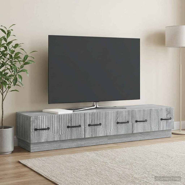 TV-kaappi Harmaa sonoma 147 x 34,5 x 27 cm Tekninen puu