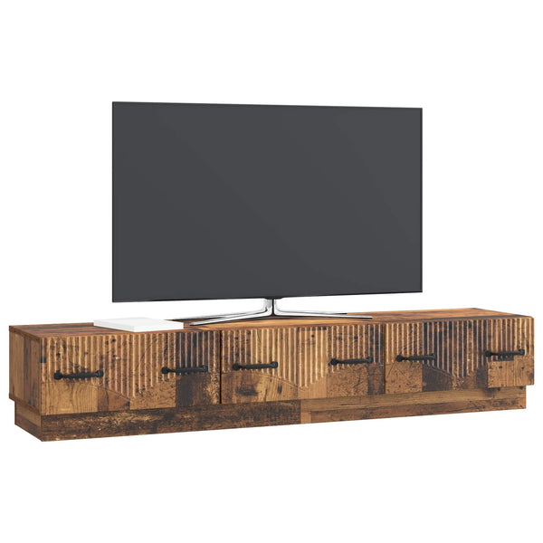 TV-kaappi Vanha puu 147 x 34,5 x 27 cm Tekninen puu
