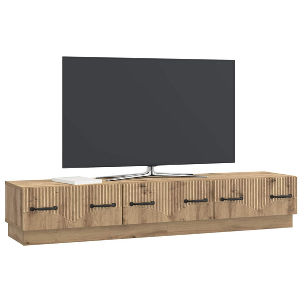 TV-kaappi 147 x 34,5 x 27 cm Artisaanitammi Tekninen puu