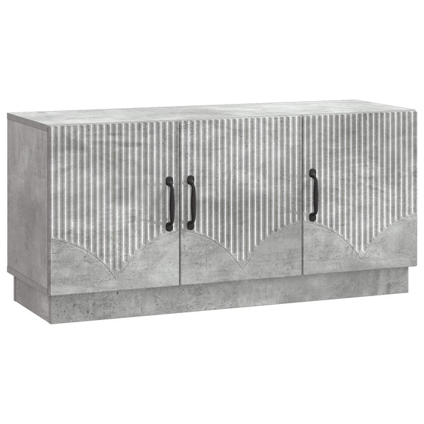 TV-kaappi Betoninharmaa 99 x 34,5 x 47 cm Tekninen puu