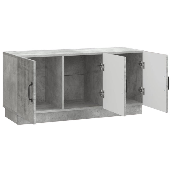TV-kaappi Betoninharmaa 99 x 34,5 x 47 cm Tekninen puu