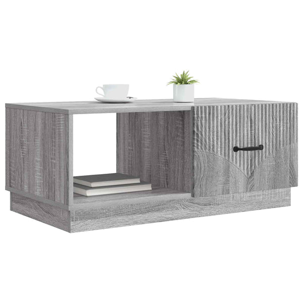Sohvapöytä Harmaa sonoma 90 x 50 x 37 cm Tekninen puu