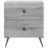 Yöpöytäkaappi Harmaa sonoma 43 x 34,5 x 47,5 cm Tekninen puu