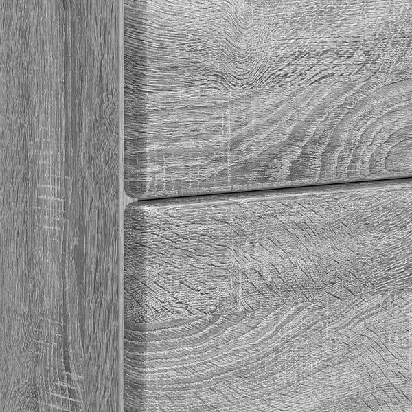 Yöpöytäkaappi Harmaa sonoma 62 x 34,5 x 47,5 cm Tekninen puu