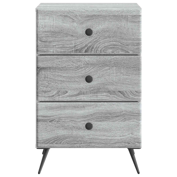 Yöpöytäkaappi Harmaa sonoma 43 x 41 x 66,5 cm Tekninen puu