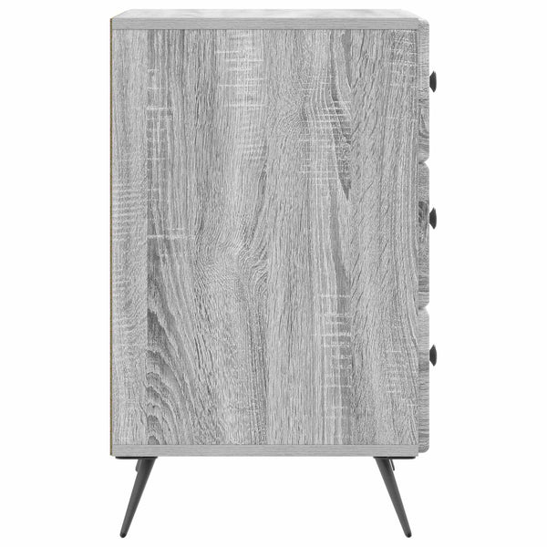 Yöpöytäkaappi Harmaa sonoma 43 x 41 x 66,5 cm Tekninen puu