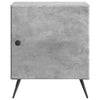 Yöpöytäkaappi 2 kpl Betoninharmaa 43 x 34,5 x 50 cm