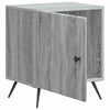 Yöpöytäkaappi 2 kpl Harmaa sonoma 43 x 34,5 x 50 cm