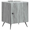 Yöpöytäkaappi 2 kpl Harmaa sonoma 43 x 34,5 x 50 cm