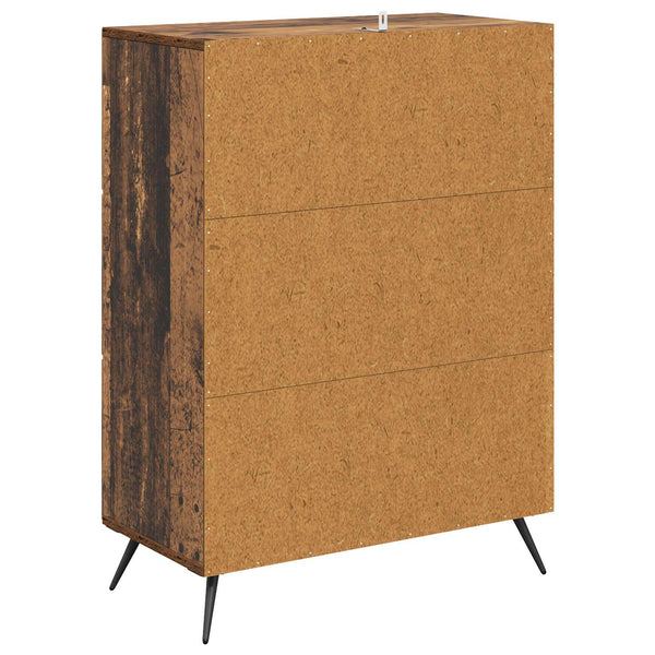 Laatikkokaappi 66 x 34,5 x 90 cm Tekninen puu Vanha puu
