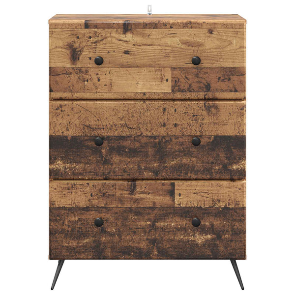 Laatikkokaappi 66 x 34,5 x 90 cm Tekninen puu Vanha puu