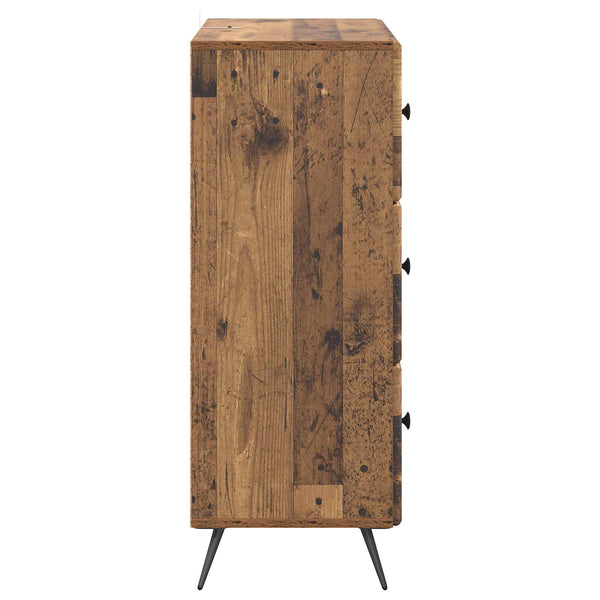 Laatikkokaappi 66 x 34,5 x 90 cm Tekninen puu Vanha puu
