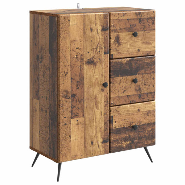 Sivupöytä Vanha puu 66 x 34,5 x 90 cm Tekninen puu