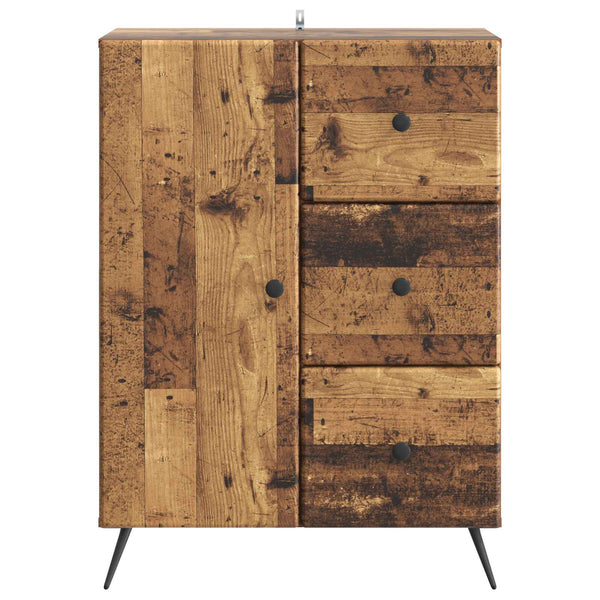 Sivupöytä Vanha puu 66 x 34,5 x 90 cm Tekninen puu