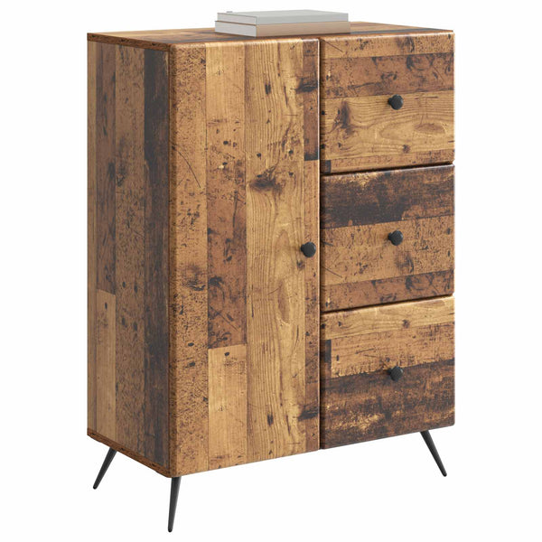 Sivupöytä Vanha puu 66 x 34,5 x 90 cm Tekninen puu