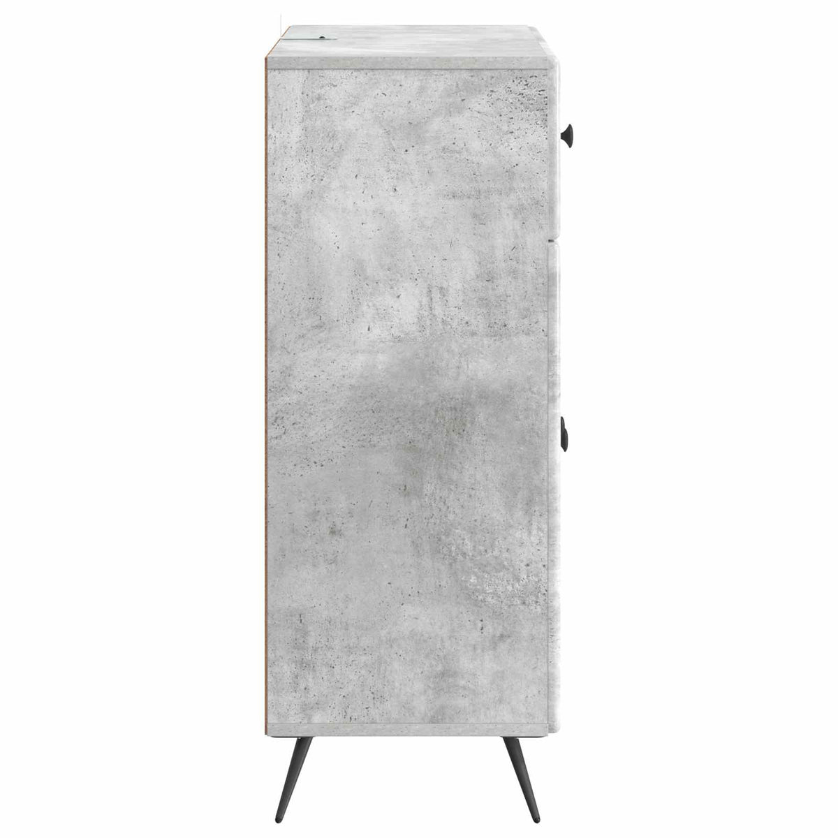 Sivupöytä Betoninharmaa 66 x 34,5 x 90 cm Tekninen puu
