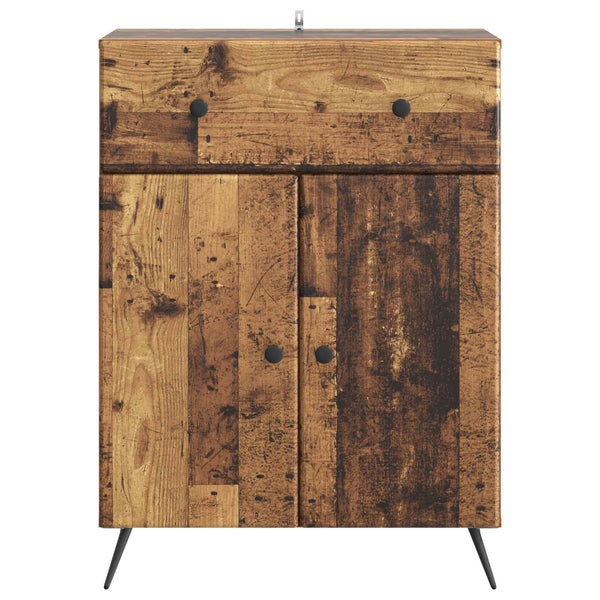 Sivupöytä Vanha puu 66 x 34,5 x 90 cm Tekninen puu