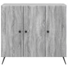 Sivupöytä Harmaa sonoma 89 x 34,5 x 80 cm Tekninen puu