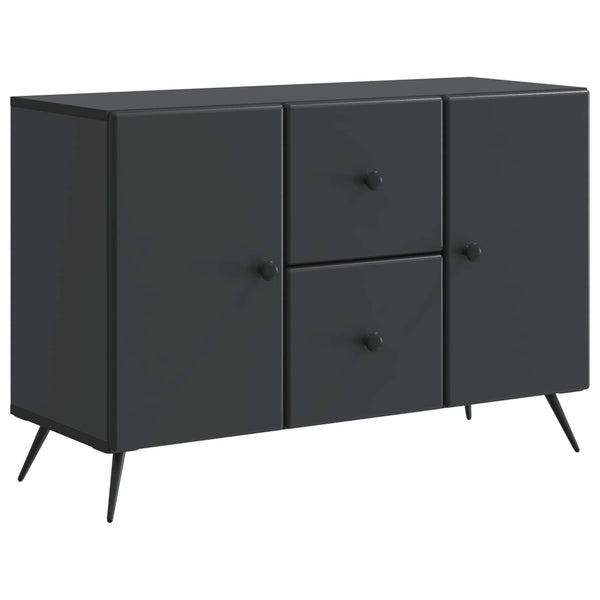 Sivupöytä laatikon kanssa Musta 89 x 34,5 x 60 cm Tekninen puu