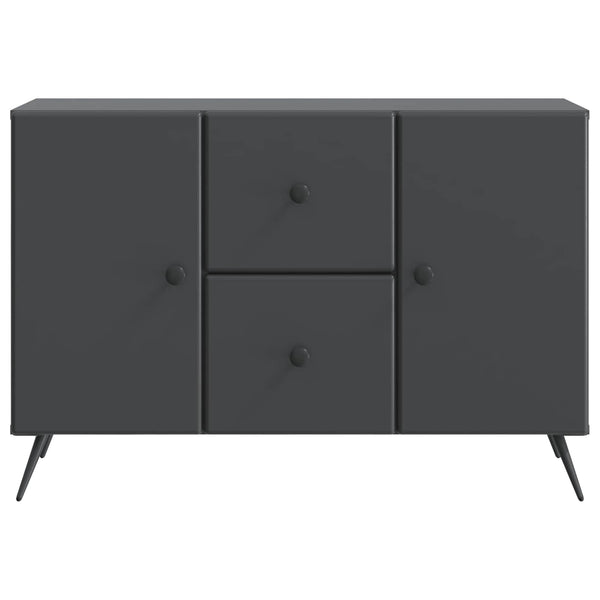 Sivupöytä laatikon kanssa Musta 89 x 34,5 x 60 cm Tekninen puu