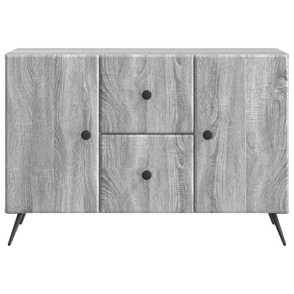 Sivupöytä Harmaa sonoma 89 x 34,5 x 60 cm Tekninen puu