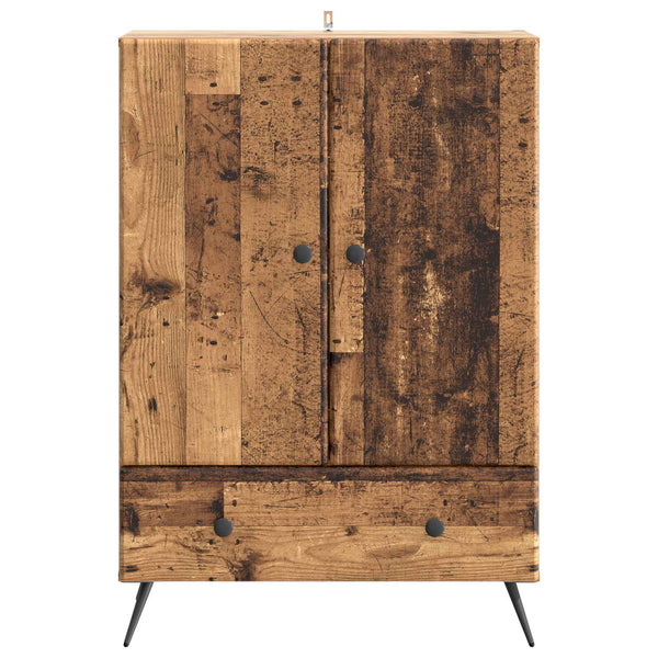 Sivupöytä Vanha puu 66 x 34,5 x 95 cm Tekninen puu