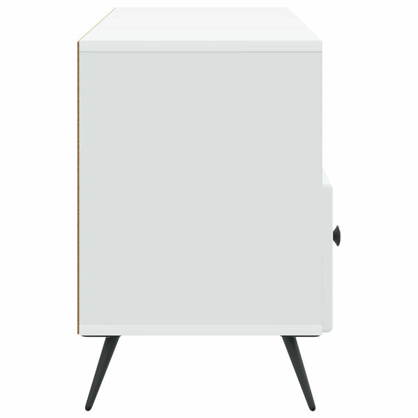 TV-kaappi valkoinen 102 x 34,5 x 50 cm Tekninen puu