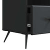 TV-kaappi laatikon kanssa Musta 102 x 34,5 x 50 cm Tekninen puu