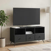 TV-kaappi laatikon kanssa Musta 102 x 34,5 x 50 cm Tekninen puu