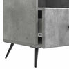 TV-kaappi Betoninharmaa 102 x 34,5 x 50 cm Tekninen puu
