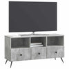TV-kaappi Betoninharmaa 102 x 34,5 x 50 cm Tekninen puu