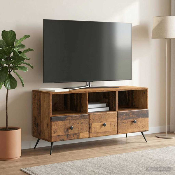 TV-kaappi Vanha puu 102 x 34,5 x 50 cm Tekninen puu